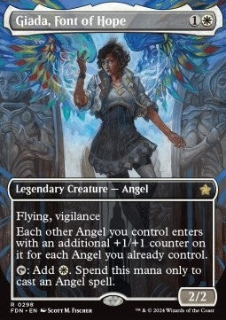 Giada, Font of Hope (V.1) - Magic: The Gathering Foundations: Extras (Rare) [XFDN-298]