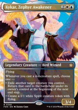 Kykar, Zephyr Awakener (V.1) - Magic: The Gathering Foundations: Extras (Rare) [XFDN-348]