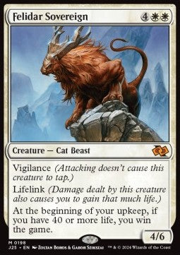 Felidar Sovereign - Foundations Jumpstart (Mythic) [J25-198]