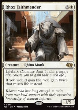 Rhox Faithmender - Foundations Jumpstart (Rare) [J25-245]