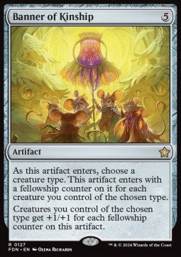 Banner of Kinship - Magic: The Gathering Foundations (Rare) [FDN-127]