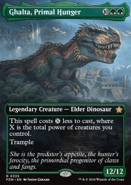 Ghalta, Primal Hunger (V.1) - Magic: The Gathering Foundations: Extras (Rare) [XFDN-335]