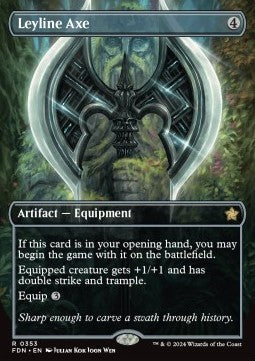 Leyline Axe (V.1) - Magic: The Gathering Foundations: Extras (Rare) [XFDN-353]