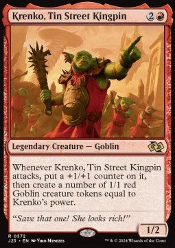 Krenko, Tin Street Kingpin - Foundations Jumpstart (Rare) [J25-572]