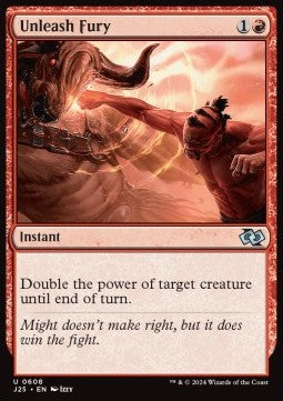 Unleash Fury - Foundations Jumpstart (Uncommon) [J25-608]