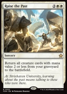 Raise the Past - Magic: The Gathering Foundations (Rare) [FDN-22]