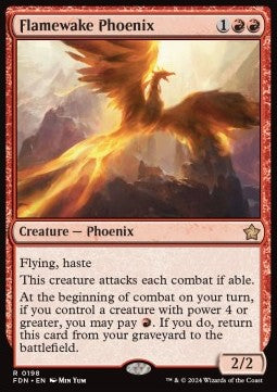 Flamewake Phoenix - Magic: The Gathering Foundations (Rare) [FDN-198]