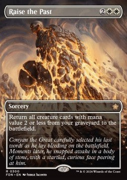 Raise the Past (V.1) - Magic: The Gathering Foundations: Extras (Rare) [XFDN-300]