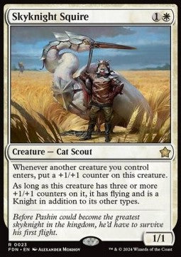 Skyknight Squire - Magic: The Gathering Foundations (Rare) [FDN-23]