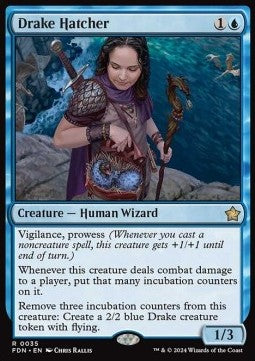 Drake Hatcher - Magic: The Gathering Foundations (Rare) [FDN-35]