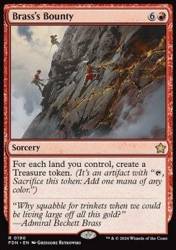 Brass's Bounty - Magic: The Gathering Foundations (Rare) [FDN-190]