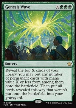 Genesis Wave - Magic: The Gathering Foundations (Rare) [FDN-221]