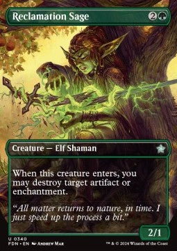 Reclamation Sage - Magic: The Gathering Foundations: Extras (Uncommon) [XFDN-340]