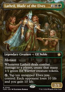 Lathril, Blade of the Elves (V.1) - Magic: The Gathering Foundations: Extras (Rare) [XFDN-349]
