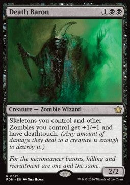 Death Baron - Magic: The Gathering Foundations: Beginner Box (Rare) [BFDN-521]