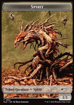 Spirit Token (C 1/1) // Clue Token - Secret Lair Commander Deck: 20 Ways to Win (Token) [SLD20WTW-T 1852/40]