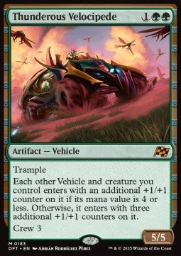 Thunderous Velocipede - Aetherdrift (Mythic) [DFT-183]