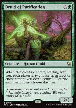 Druid of Purification⁣ - Commander: Aetherdrift⁣ (Rare)⁣ [49]