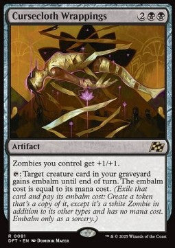 Cursecloth Wrappings - Aetherdrift (Rare) [DFT-81]