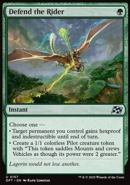 Defend the Rider - Aetherdrift (Uncommon) [DFT-157]