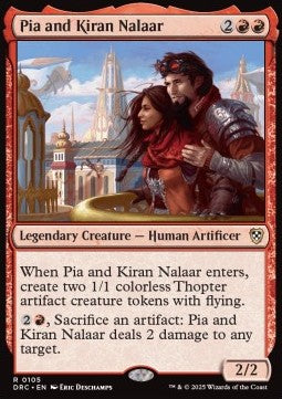 Pia and Kiran Nalaar⁣ - Commander: Aetherdrift⁣ (Rare)⁣ [105]