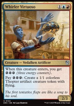 Whirler Virtuoso⁣ - Commander: Aetherdrift⁣ (Uncommon)⁣ [122]