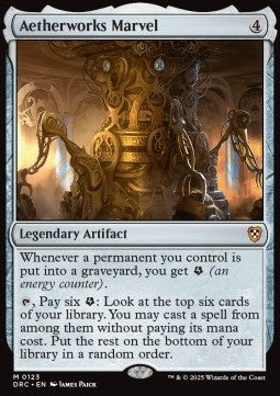 Aetherworks Marvel⁣ - Commander: Aetherdrift⁣ (Mythic)⁣ [123]