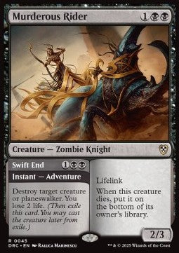 Murderous Rider // Swift End⁣ - Commander: Aetherdrift⁣ (Rare)⁣ [45]