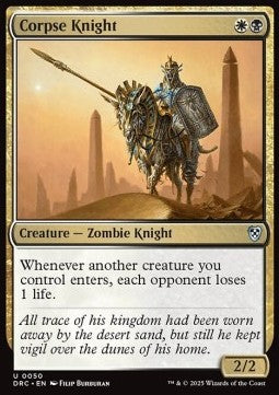 Corpse Knight - Commander: Aetherdrift (Uncommon) [DRC-50]