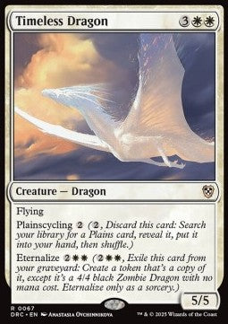 Timeless Dragon⁣ - Commander: Aetherdrift⁣ (Rare)⁣ [67]