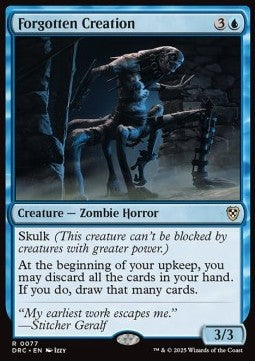 Forgotten Creation⁣ - Commander: Aetherdrift⁣ (Rare)⁣ [77]