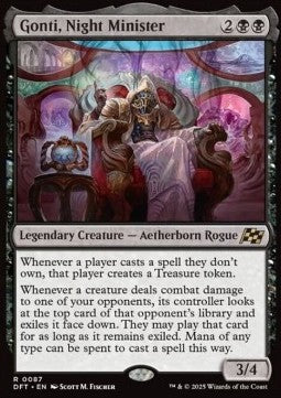 Gonti, Night Minister - Aetherdrift (Rare) [DFT-87]