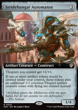 Stridehangar Automaton - Commander: Aetherdrift: Extras (Rare) [XDFC-35]