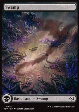 Swamp (V.1) - Tarkir: Dragonstorm (Land) [TDM-274]