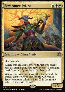 Severance Priest - Tarkir: Dragonstorm (Rare) [TDM-222]