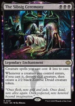 The Sibsig Ceremony - Tarkir: Dragonstorm (Rare) [TDM-91]