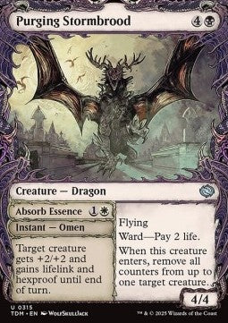 Purging Stormbrood // Absorb Essence - Tarkir: Dragonstorm: Extras (Uncommon) [XTDM-315]