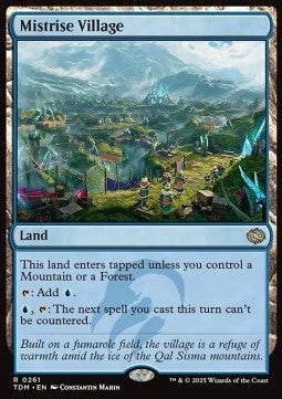 Mistrise Village - Tarkir: Dragonstorm (Rare) [TDM-261]