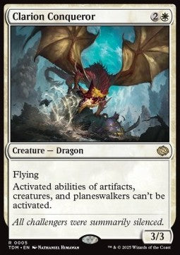 Clarion Conqueror - Tarkir: Dragonstorm (Rare) [TDM-5]
