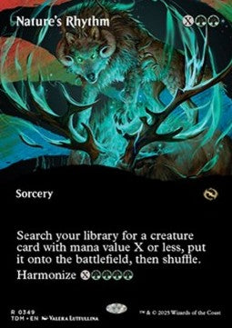 Nature's Rhythm - Tarkir: Dragonstorm: Extras (Rare) [XTDM-349]
