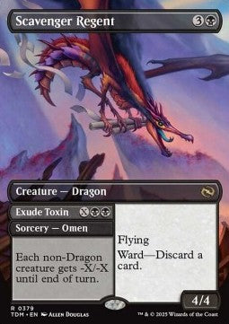 Scavenger Regent // Exude Toxin⁣ - Tarkir: Dragonstorm: Extras⁣ (Rare)⁣ [379]