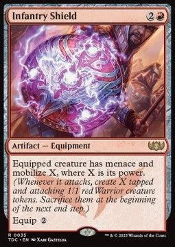 Infantry Shield - Commander: Tarkir: Dragonstorm (Rare) [TDC-35]