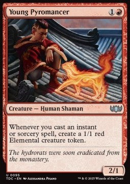 Young Pyromancer - Commander: Tarkir: Dragonstorm (Uncommon) [TDC-95]