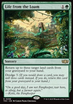 Life from the Loam - Commander: Tarkir: Dragonstorm (Rare) [TDC-96]