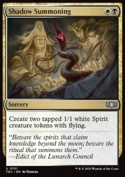 Shadow Summoning - Commander: Tarkir: Dragonstorm (Uncommon) [TDC-101]