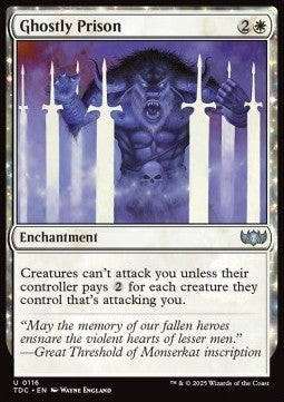 Ghostly Prison - Commander: Tarkir: Dragonstorm (Uncommon) [TDC-116]