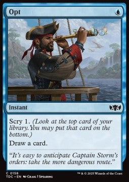 Opt - Commander: Tarkir: Dragonstorm (Common) [TDC-158]