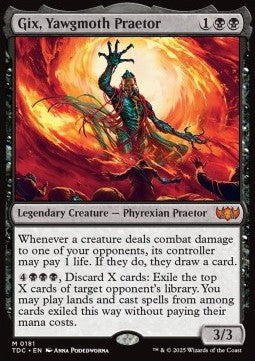 Gix, Yawgmoth Praetor - Commander: Tarkir: Dragonstorm (Mythic) [TDC-181]