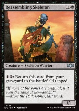 Reassembling Skeleton - Commander: Tarkir: Dragonstorm (Uncommon) [TDC-195]