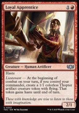Loyal Apprentice - Commander: Tarkir: Dragonstorm (Uncommon) [TDC-222]